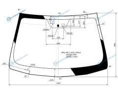 SPG-I40-L-VCS LFWX Стекло лобовое + дд дзапотевания HYUNDAI i40 (Российская сборка) 45D 11-