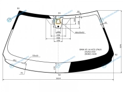 BMW-X5-14-VCSSH LFWX Стекло лобовое + дд камера BMW X5 F15 13-18