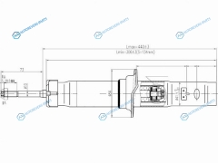 ST-51605-S01-A01 Стойка передняя HONDA CIVICORTHIAPARTNER 95-02DOMANI 97-02 LH=RH