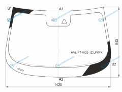HVL-F7-VCS-1Z LFWX Стекло лобовое + дд камера HAVAL F7F7x 19-