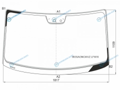 8635AGNCMVZ LFWX Стекло лобовое + дд камера VOLKSWAGEN CRAFTERMAN TGE 17-