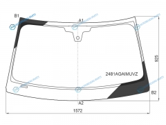 2481AGAIMUVZ Стекло лобовое + дд проекция BMW 7 SERIES G11G12 16-