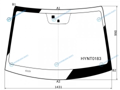 HYNT0183 Стекло лобовое + дд +дзапотевания HYUNDAI ELANTRA 16-20
