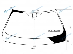BMWT0019 Стекло лобовое + дд BMW 3 SERIES F30 4D5D 12-18