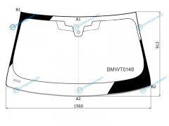 BMWT0148 Стекло лобовое + дд BMW 5-SERIES G30G31 45D 17-