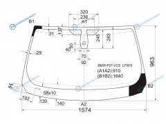 BMW-F07-VCS LFWX Стекло лобовое + дд BMW 5-SERIES GRAN TURISMO F07 5D HBK 09-12