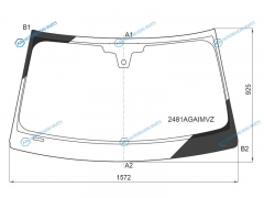 2481AGAIMVZ Стекло лобовое + дд BMW 7 SERIES G11G12 16-