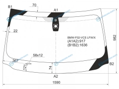 BMW-F02-VCS LFWX Стекло лобовое + дд BMW 7-SERIES F0102 08-12