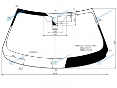 BMW-X5-14-VCS LFWX Стекло лобовое + дд BMW X5 F15 13-18