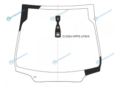 CI-DS4-VPPS LFWX Стекло лобовое + дд CITROEN DS4 5D HBK 11-15