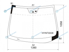 HYNT0008 Стекло лобовое + дд HYUNDAI ELANTRAAVANTE 10-16