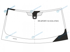 RR-SPORT-10-VCS LFWX Стекло лобовое + дд LR RANGE ROVER SPORT 10-12