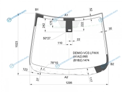 DEMIO-VCS LFWX Стекло лобовое + дд MAZDA 2 35D 07-11