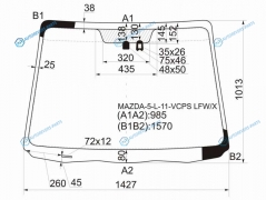 MAZDA-5-L-11-VCPS LFWX Стекло лобовое + дд MAZDA 5 11-18