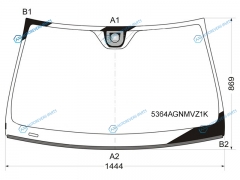 5364AGNMVZ1K Стекло лобовое + дд MERCEDES-BENZ C-CLASS W204 45D 07-14