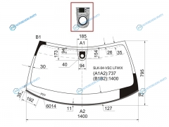 SLK-04-VSC LFWX Стекло лобовое + дд MERCEDES-BENZ SLK-CLASS R171 04-11