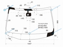 T31-R-CS LFWX Стекло лобовое + дд NISSAN X-TRAIL RHD 07-14