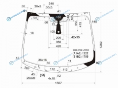3008-VCS LFWX Стекло лобовое + дд PEUGEOT 30085008 09-16
