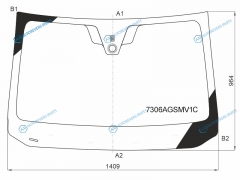 7306AGSMV1C Стекло лобовое + дд RENAULT DUSTER 21-