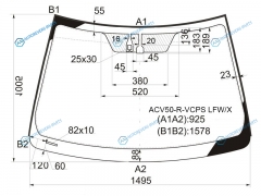 ACV50-R-VCPS LFWX Стекло лобовое + дд TOYOTA CAMRY ACV50 RHD 11-17
