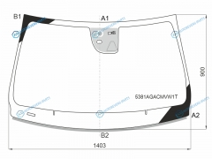5381AGACMVW1T Стекло лобовое + дд+ камера MERCEDES-BENZ A CLASS (W176)GLA (X156)CLA (X117) 15-