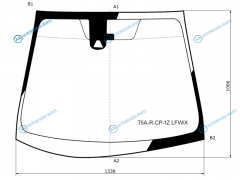 T5A-R-CP-1Z LFWX Стекло лобовое + камера HONDA FIT HBK T5A 13-20SHUTTLE 5D WGN 15-20