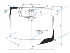 TAA-R-CPS LFWX Стекло лобовое + камера HONDA STEPWGN 15-