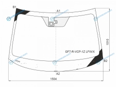 GF7-R-VCP-1Z LFWX Стекло лобовое + камера MITSUBISHI OUTLANDER 12-20