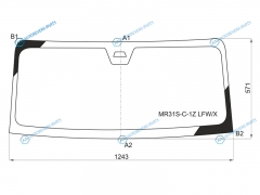 MR31S-C-1Z LFWX Стекло лобовое + камера SUZUKI HUSTLERMAZDA FLAIR CROSSOVER 14-