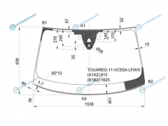 TOUAREG-11-VCSSA LFWX Стекло лобовое +дд + камера VOLKSWAGEN TOUAREG 10-18