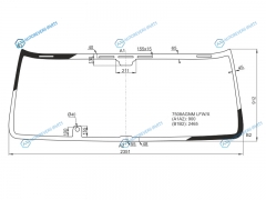 7508AGNM LFWX Стекло лобовое +дд SCANIA 6 SERIES 16-