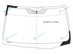 ACURA-TL LFWX Стекло лобовое ACURA TL 4D 04-08