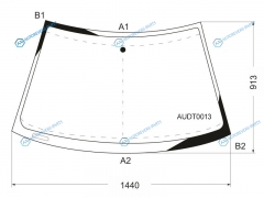 AUDT0013 Стекло лобовое AUDI A4S4 45D 94-01