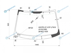 A5CPE-07-VCP LFWX Стекло лобовое AUDI A5 CPE 07-16AUDI SPORTBACK 09-16