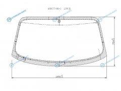 AUDITT-98 LFWX Стекло лобовое AUDI TT CPEROADSTER 98-06