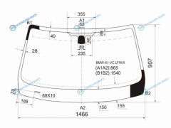 BMW-X1-VC LFWX Стекло лобовое BMW X1 E84 09-15