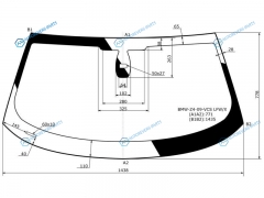 BMW-Z4-09-VCS LFWX Стекло лобовое BMW Z4 CBR 09-16