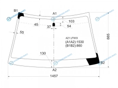 A21 LFWX Стекло лобовое CHERY FORA 06-10