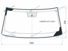 CAMARO-VCY LFWX Стекло лобовое CHEVROLET CAMARO 2D CPE 10-15