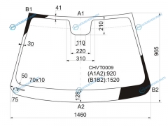 CHVT0009 Стекло лобовое CHEVROLET CRUZE 45D 09-15