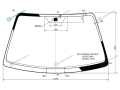 SPG-NUBIRA-03 LFWX Стекло лобовое CHEVROLET LACETTI DAEWOO NUBIRA 45D 04-13