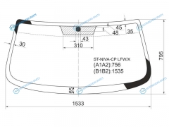 SPG-NIVA-CP LFWX Стекло лобовое CHEVROLET NIVA 02-19