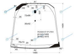 PICASSO-07-VP LFWX Стекло лобовое CITROEN C4 PICASSOGRAND PICASSO 07-13