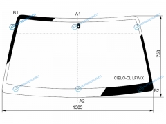 CIELO-CL LFWX Стекло лобовое DAEWOO NEXIA 95-16