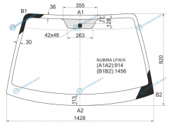 NUBIRA LFWX Стекло лобовое DAEWOO SEDHBKWGN 97-03