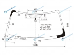 DW01417 LFWX Стекло лобовое FORD EXPLORER 03-10LINCOLN AVIATOR 03-05