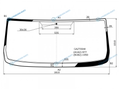 GAZT0044 Стекло лобовое GZL NXT GZN NXT 12-