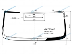 GAZT0045 Стекло лобовое GZL NXT GZN NXT 12-