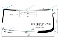 SPG-NEXT-CP LFWX Стекло лобовое GZL NXT GZN NXT 12-