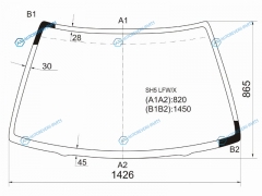 SH5 LFWX Стекло лобовое HONDA CIVIC SHUTLE 87-97